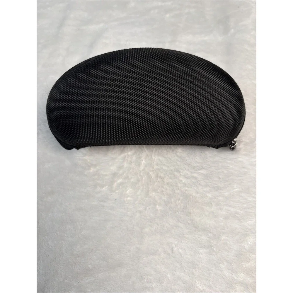 Oakley Hard Sunglasses Case W/Zipper Black w/ Grey Logo Eyewear Protector
